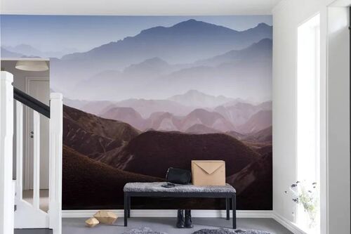 Mural Spectrum Gradient Mountains