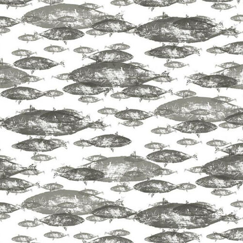 Panel Mediterranéen Poissons Gris Plata